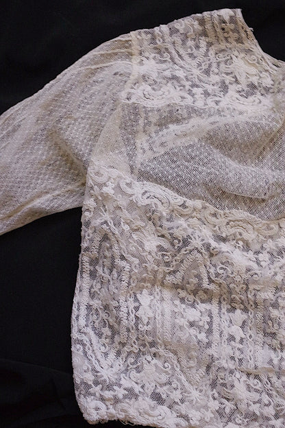 アンティークブラウス　vêtement antique 少女サイズブラウス３枚　素材用lots 1 .FR a l'epoque