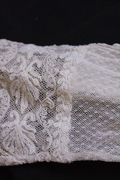 アンティークブラウス　vêtement antique 少女サイズブラウス３枚　素材用lots 1 .FR a l'epoque