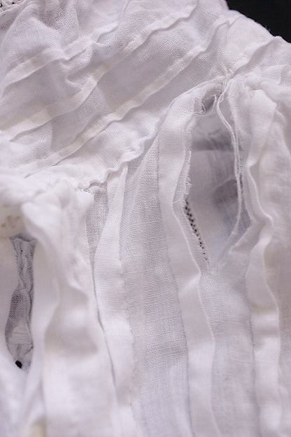 アンティークブラウス　vêtement antique 少女サイズブラウス３枚　素材用lots 2 .FR a l'epoque