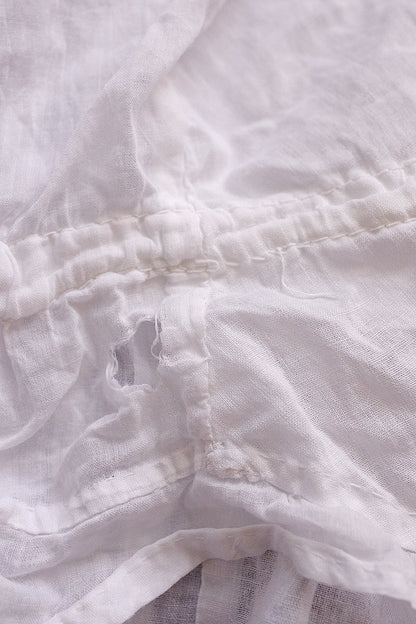 アンティークブラウス　vêtement antique 少女サイズブラウス３枚　素材用lots 2 .FR a l'epoque