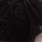 アンティークレース　dentelle aicienne ビーズ刺繍　くろ .FR a l'epoque