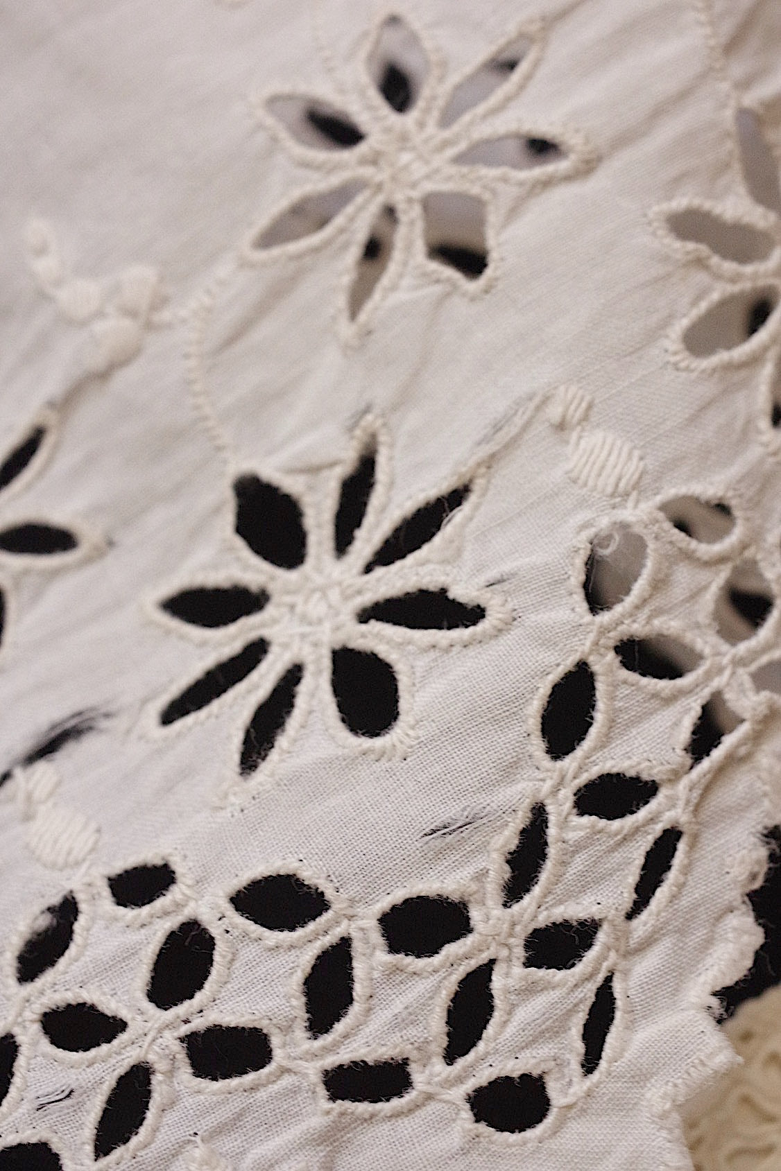 アンティークレース　dentelle ancienne 150cm ＋カフス .FR a l'epoque