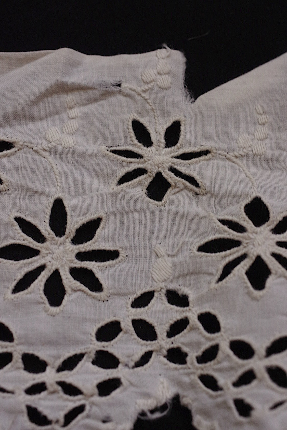 アンティークレース　dentelle ancienne 150cm ＋カフス .FR a l'epoque