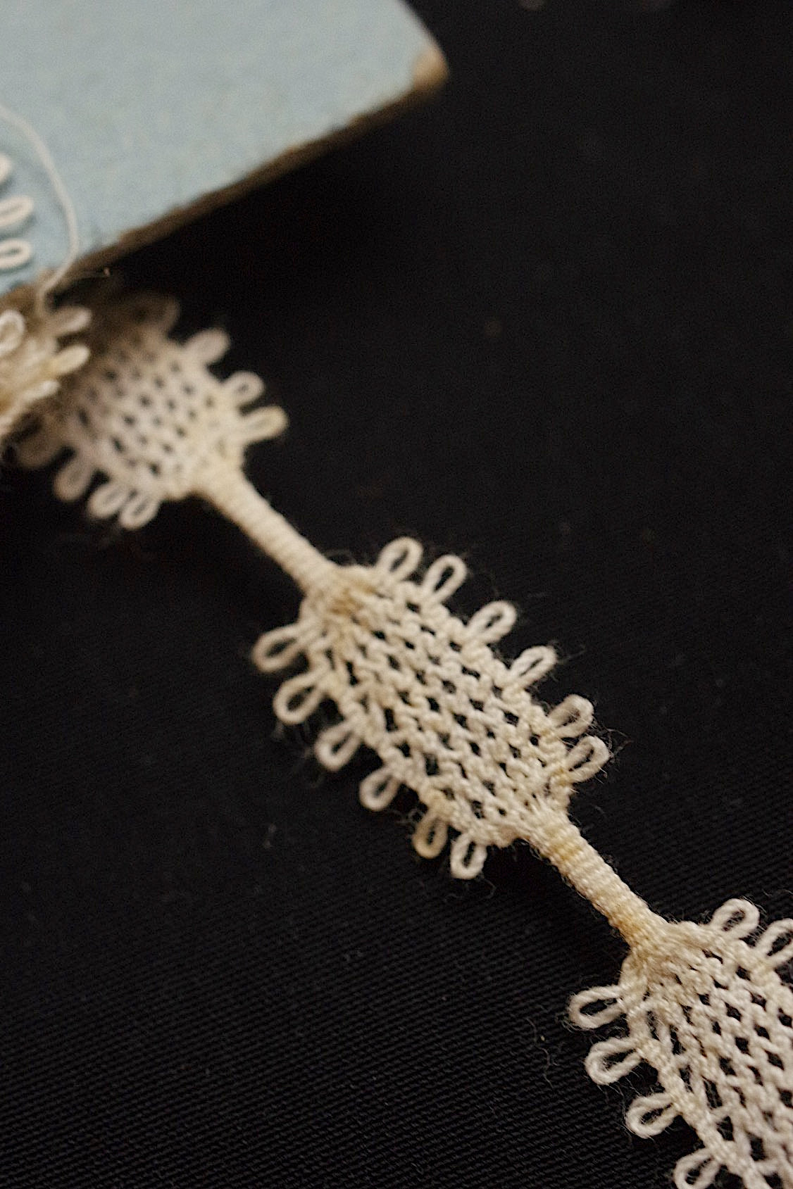 アンティークレース　dentelle ancienne 90cm 720cm .FR a l'epoque