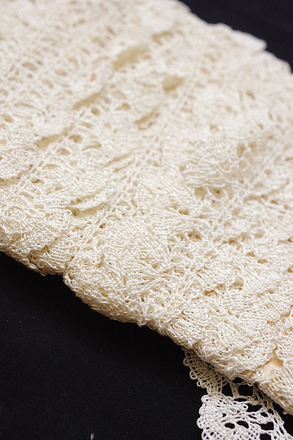 アンティークレース　dentelle ancienne　ボビンレース790cm .FR a l'epoque