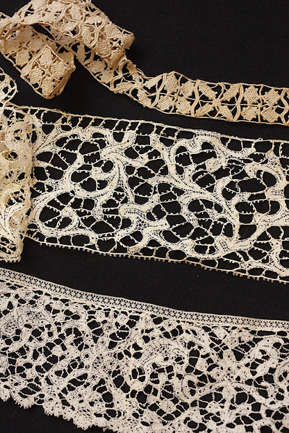 アンティークレース　dentelle ancienne　３種 .FR a l'epoque