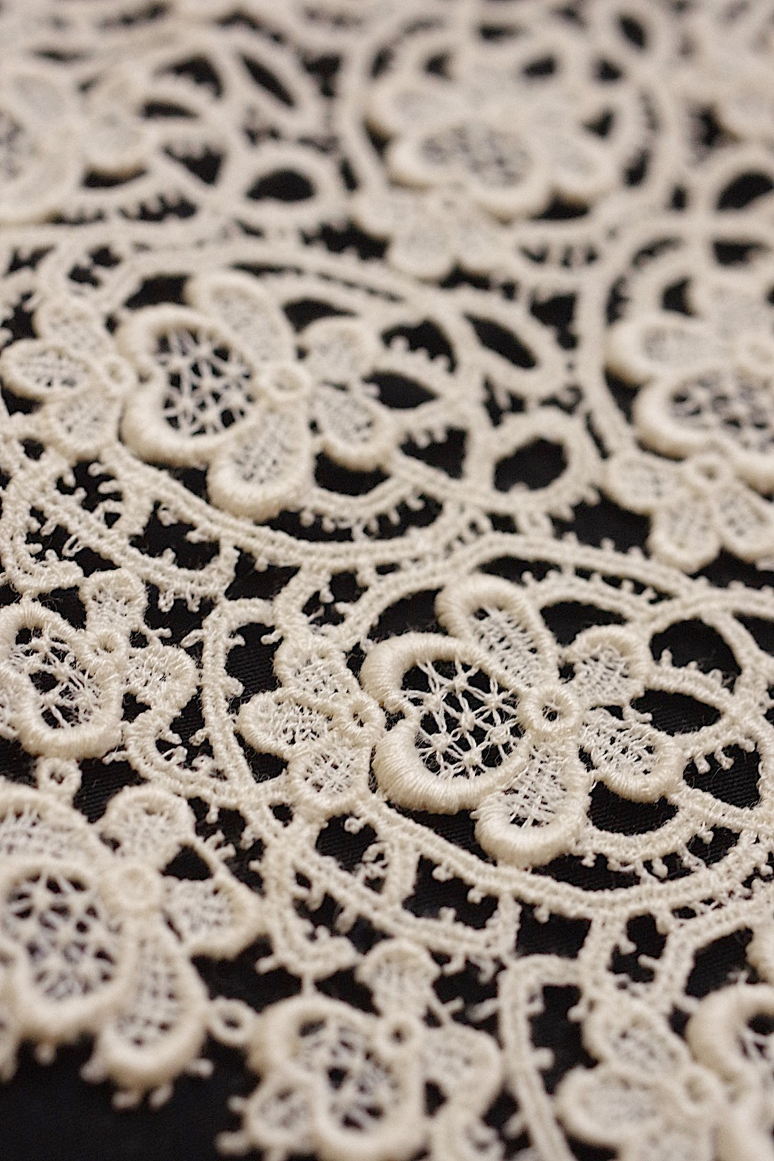 ヴィンテージレース　dentelle vintage 180cm 300cm 幅違い　 .FR a l'epoque