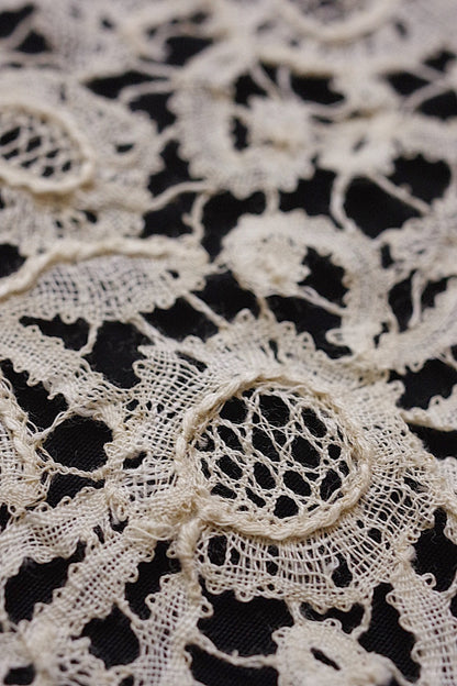 アンティークレース　dentelle ancienne　襟 .FR a l'epoque