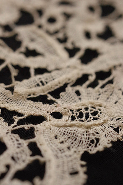 アンティークレース　dentelle ancienne　襟 .FR a l'epoque