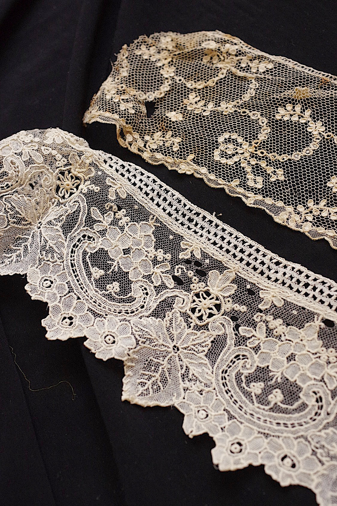アンティークレース　dentelle ancienne　２種 .FR a l'epoque