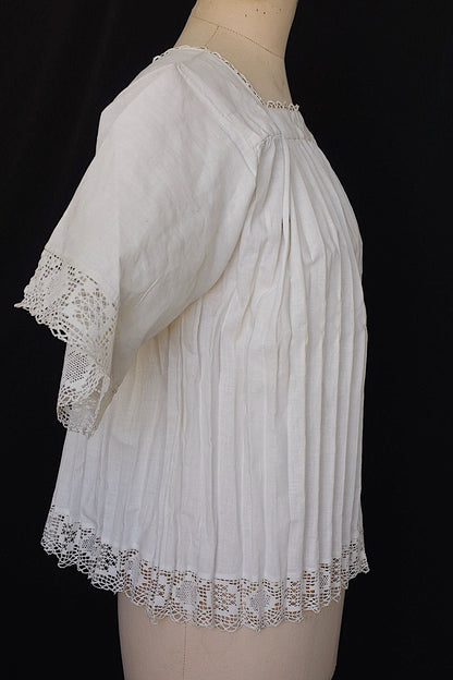 アンティーク服　vêtement antique surplis 教会チュニック1 .FR a l'epoque