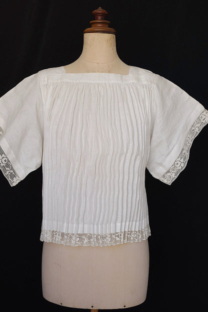 アンティーク服　vêtement antique surplis 教会チュニック2 .FR a l'epoque