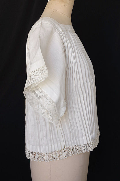 アンティーク服　vêtement antique surplis 教会チュニック2 .FR a l'epoque