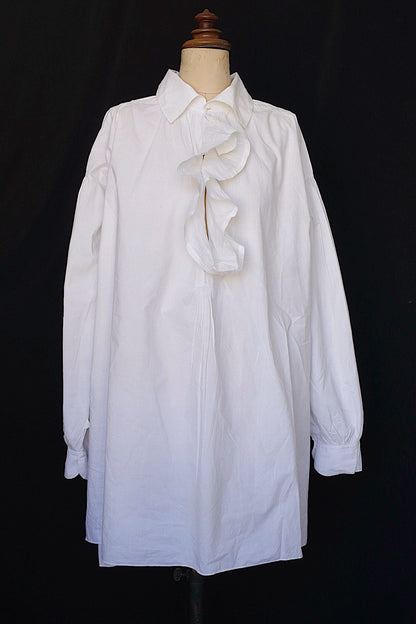 アンティークシャツ　vêtement antique shirt pour monsieur プチプリフリルシャツ .FR a l'epoque