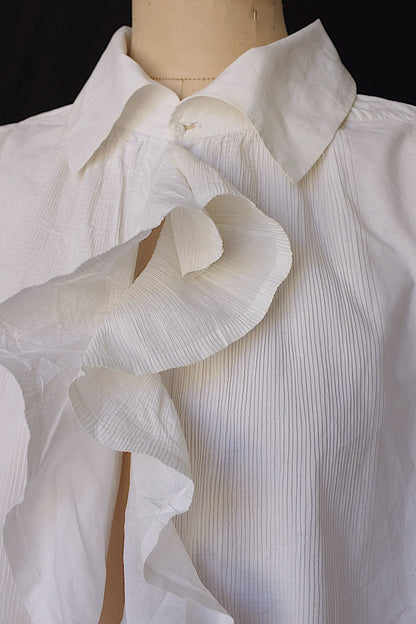 アンティークシャツ　vêtement antique shirt pour monsieur プチプリフリルシャツ .FR a l'epoque