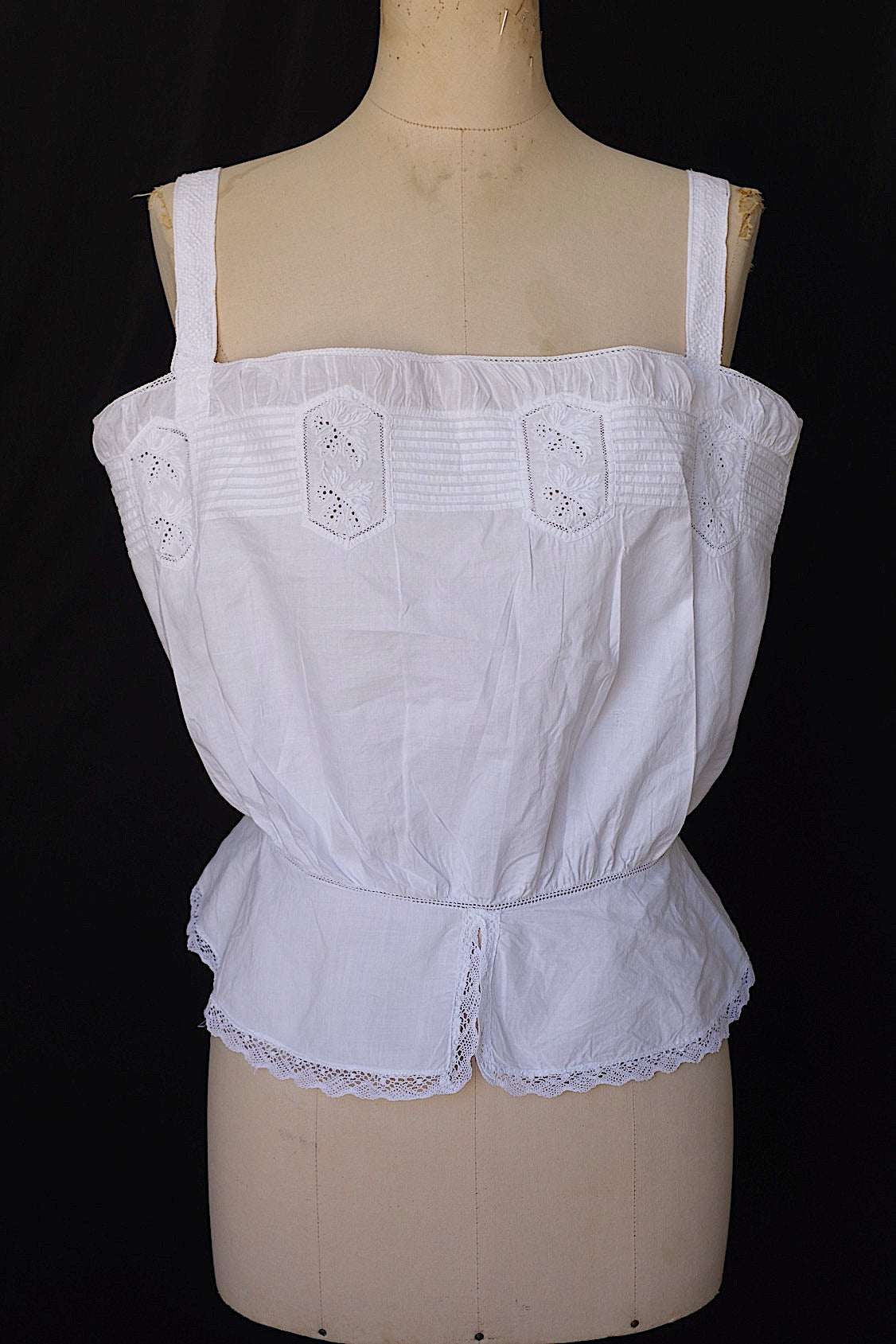 フランスアンティーク　トップス Frenchantiquelaceblouse