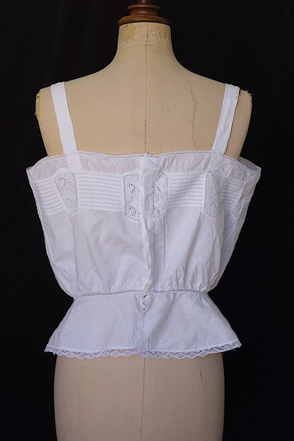 アンティークトップ　vêtement antique 刺繍トップ .FR a l'epoque