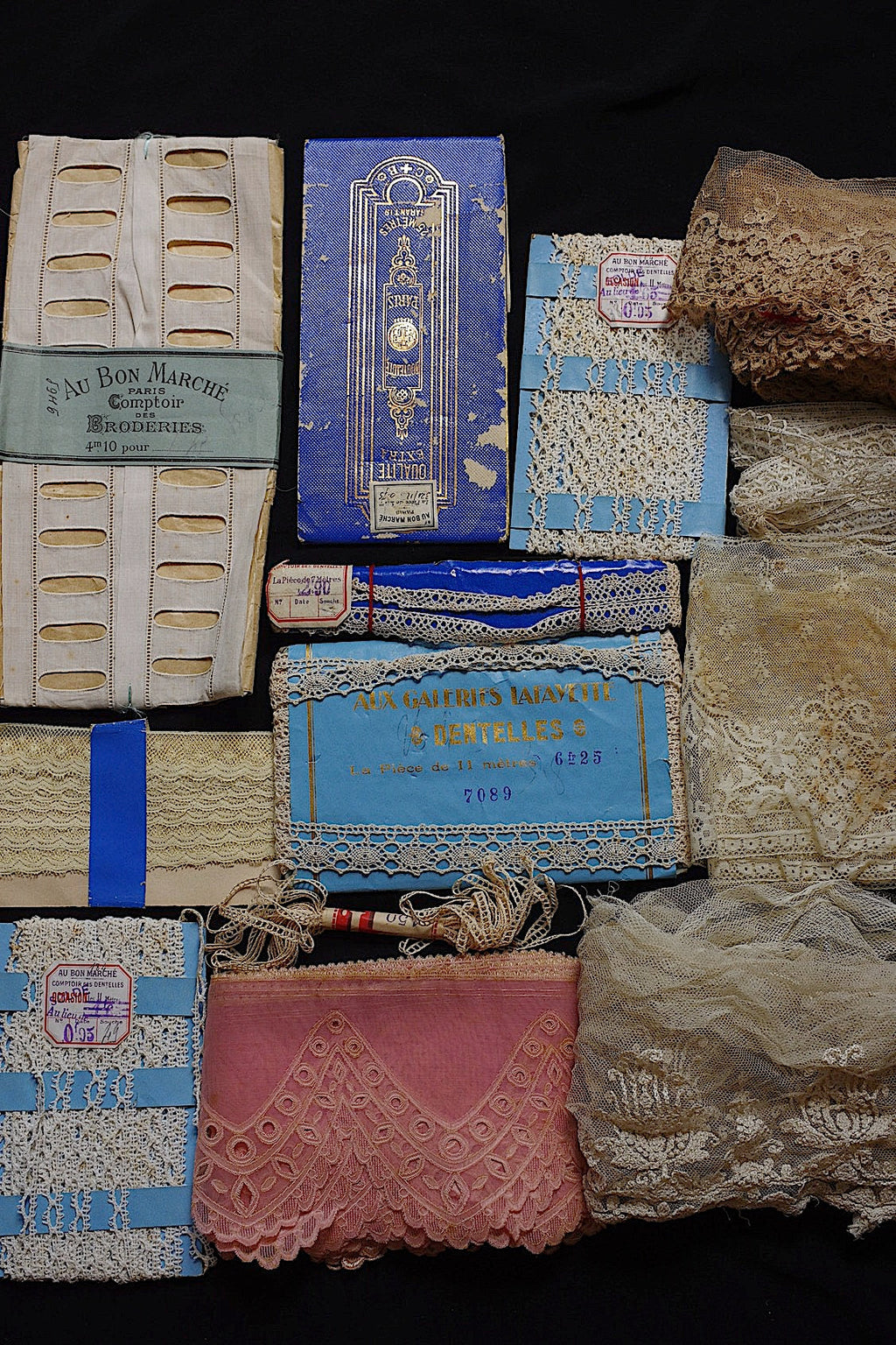アンティークレース　dentelle ancienne 素材用　lots1 .FR a l'epoque