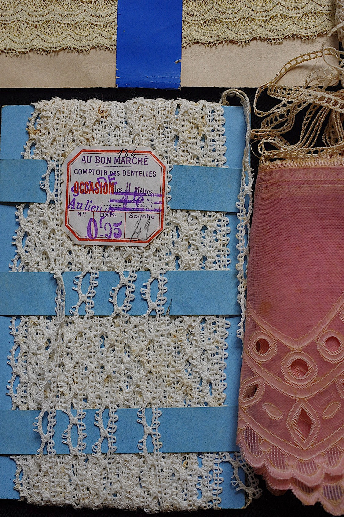 アンティークレース　dentelle ancienne 素材用　lots1 .FR a l'epoque