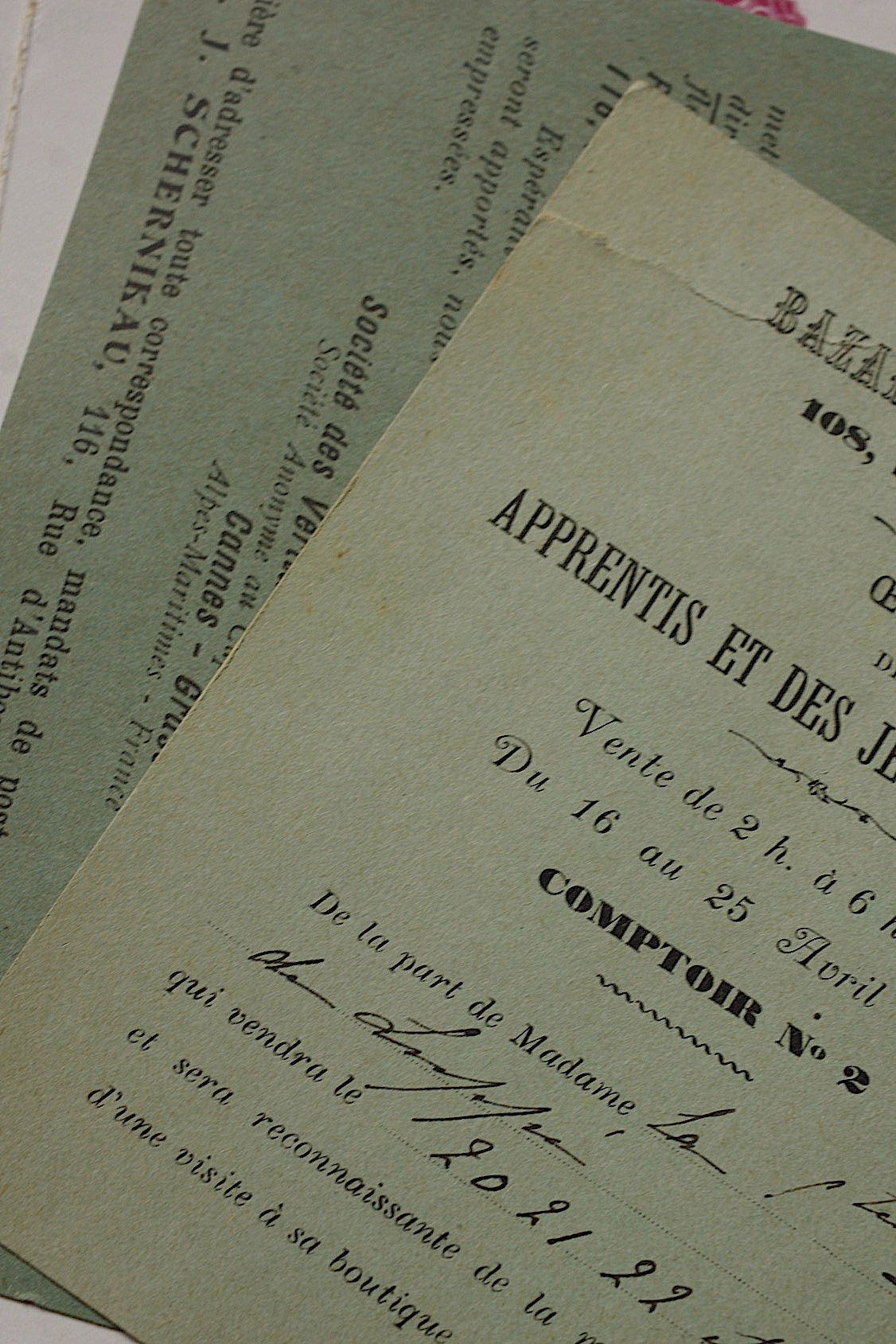 アンティークレース　dentelle ancienne 素材用　lots4 .FR a l'epoque