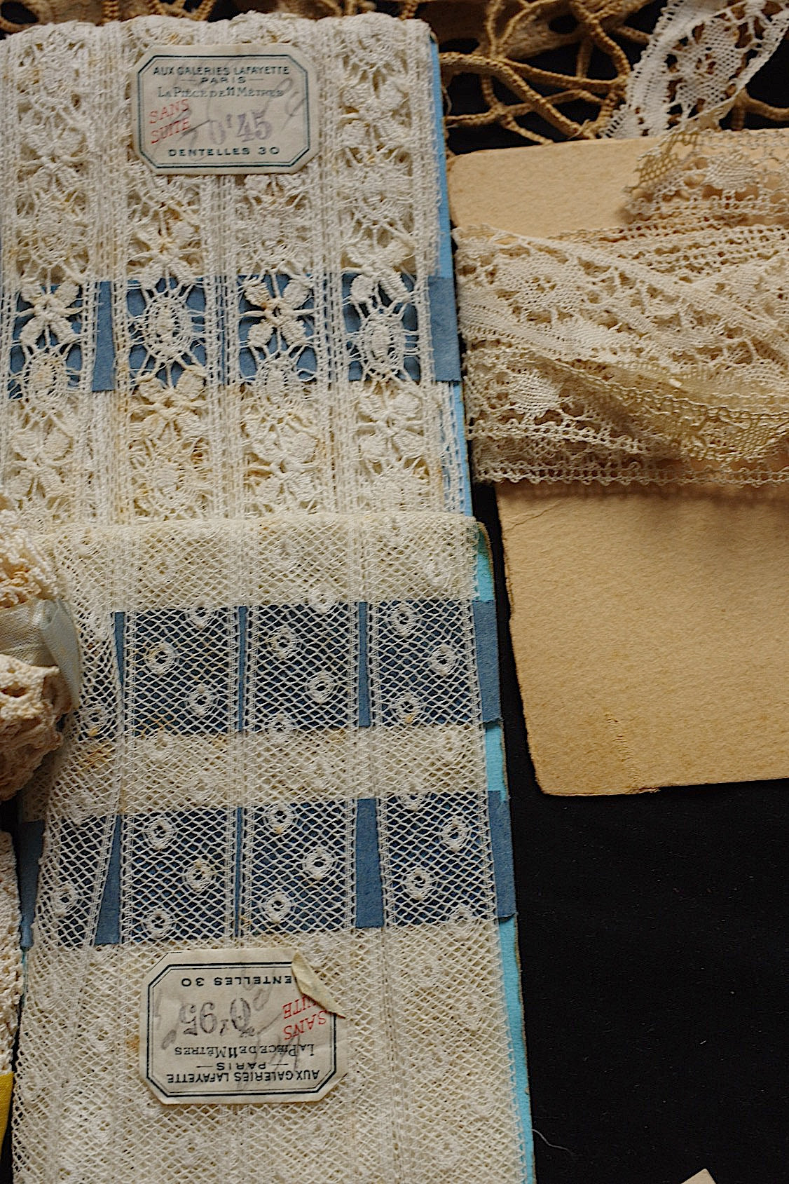 アンティークレース　dentelle ancienne 素材用　lots4 .FR a l'epoque