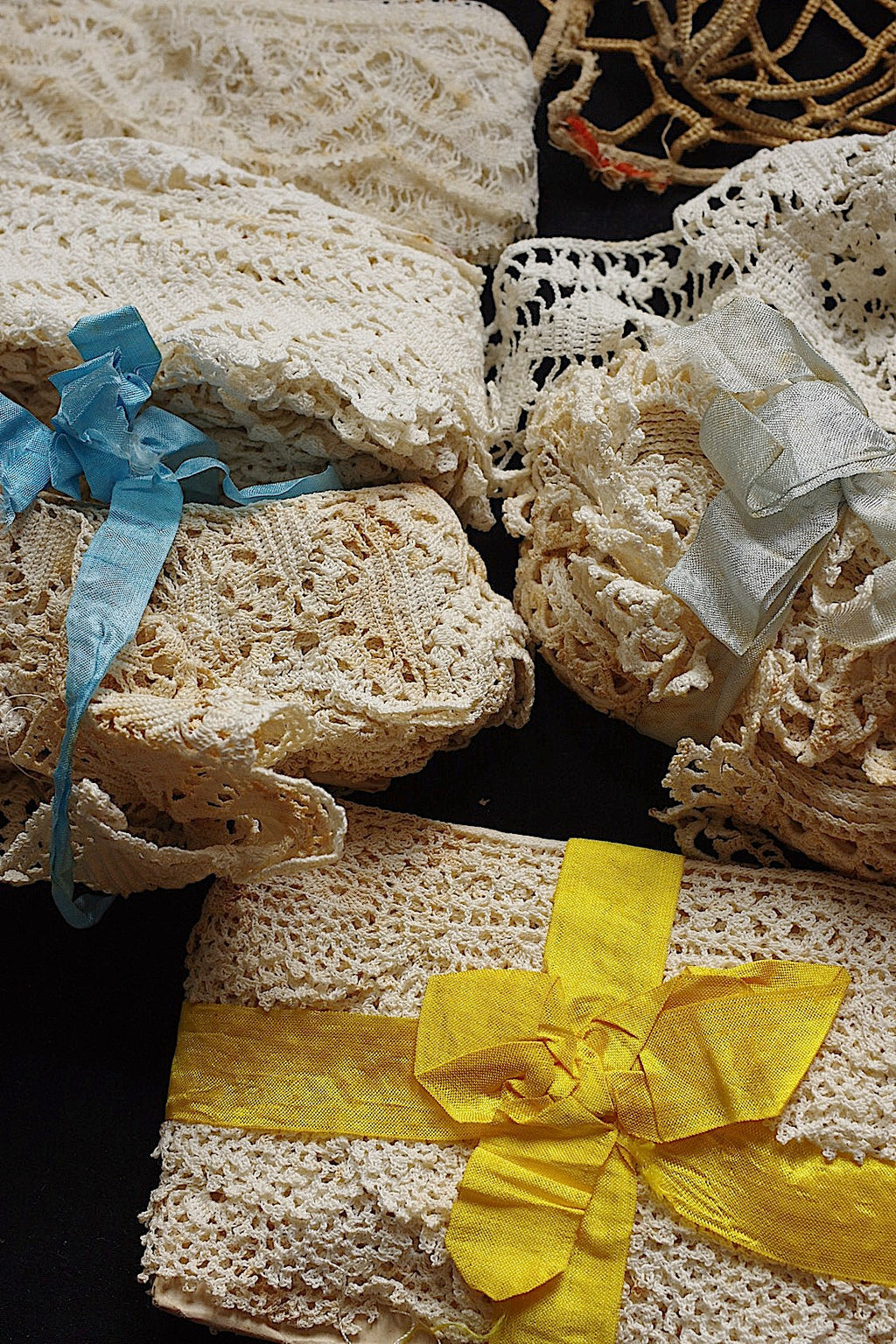 アンティークレース　dentelle ancienne 素材用　lots4 .FR a l'epoque
