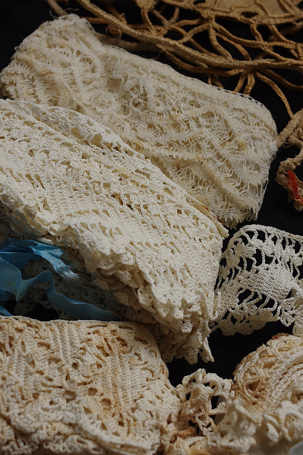 アンティークレース　dentelle ancienne 素材用　lots4 .FR a l'epoque