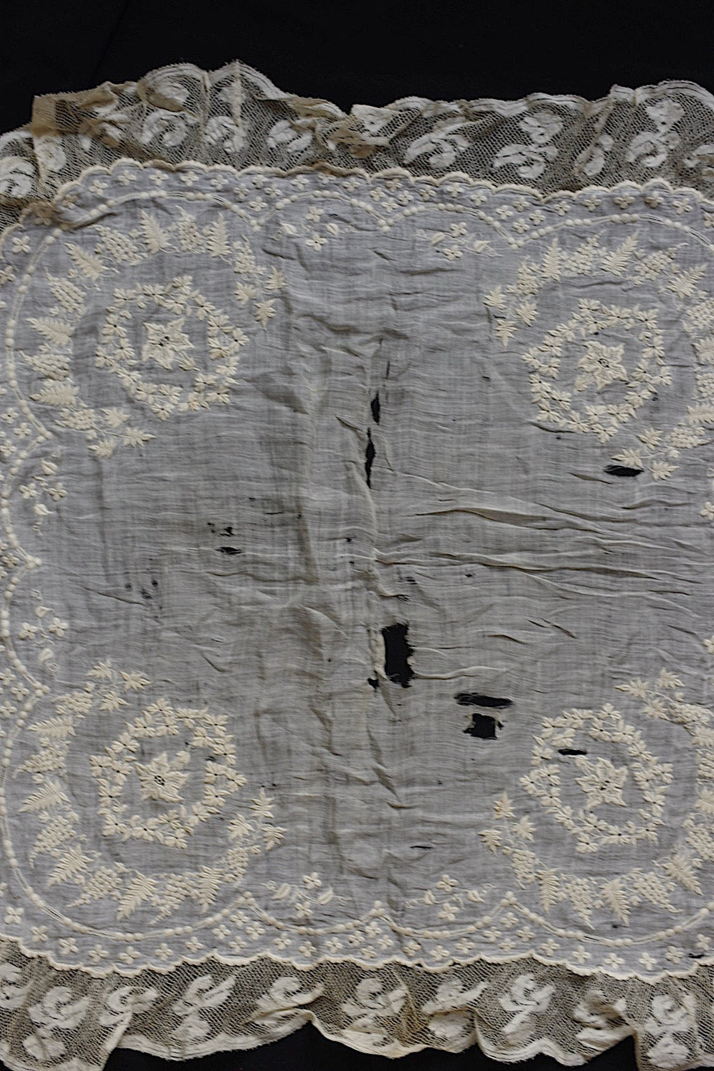 アンティークレース　dentelle ancienne 素材用　lots5 .FR a l'epoque