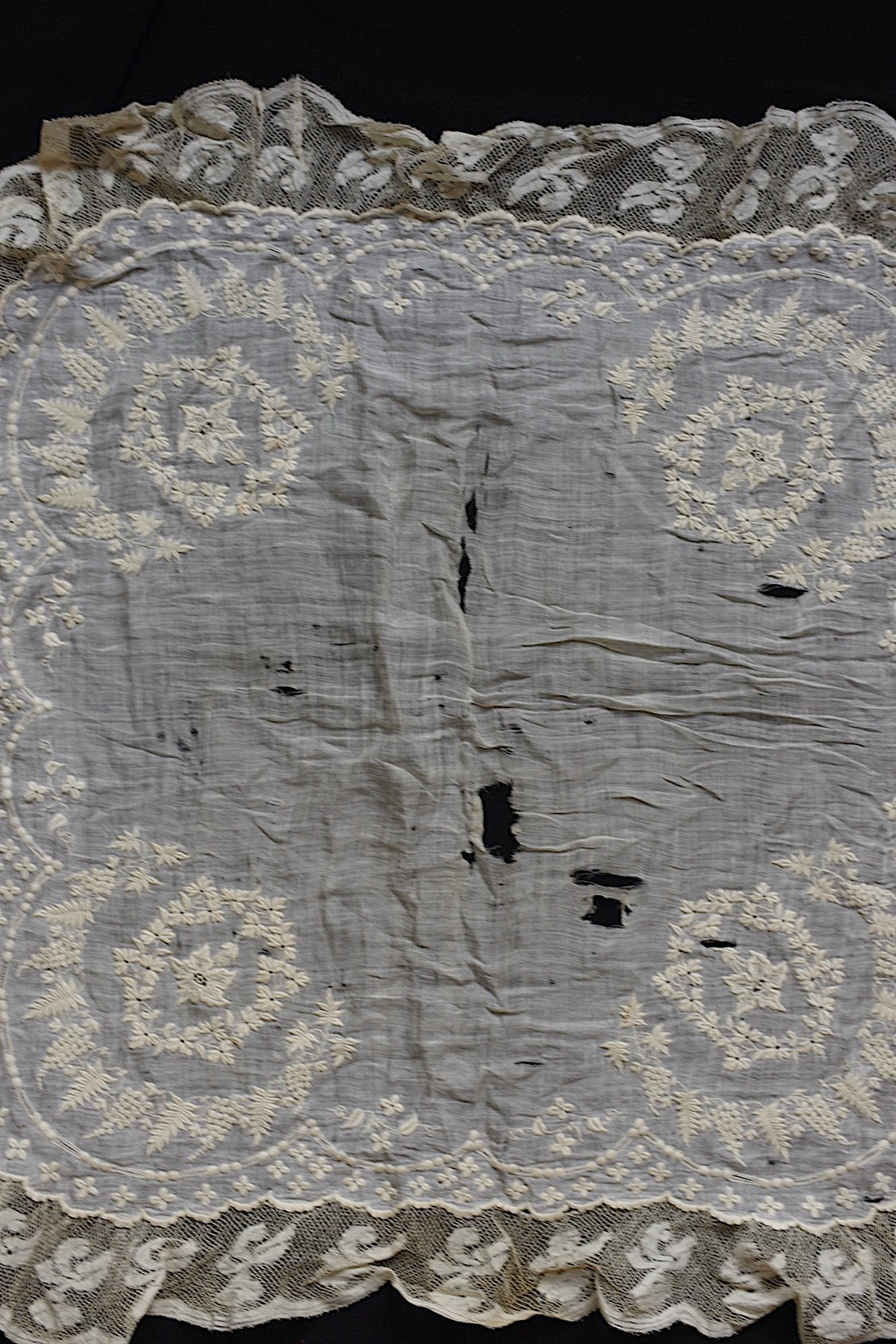 アンティークレース　dentelle ancienne 素材用　lots5 .FR a l'epoque