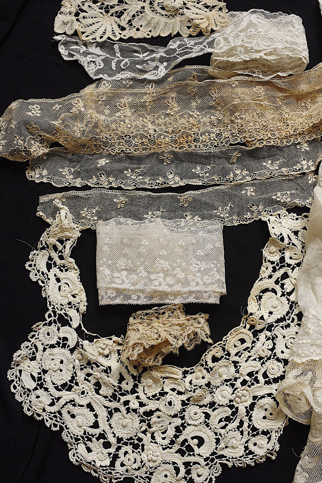 アンティークレース　dentelle ancienne 素材用　lots5 .FR a l'epoque