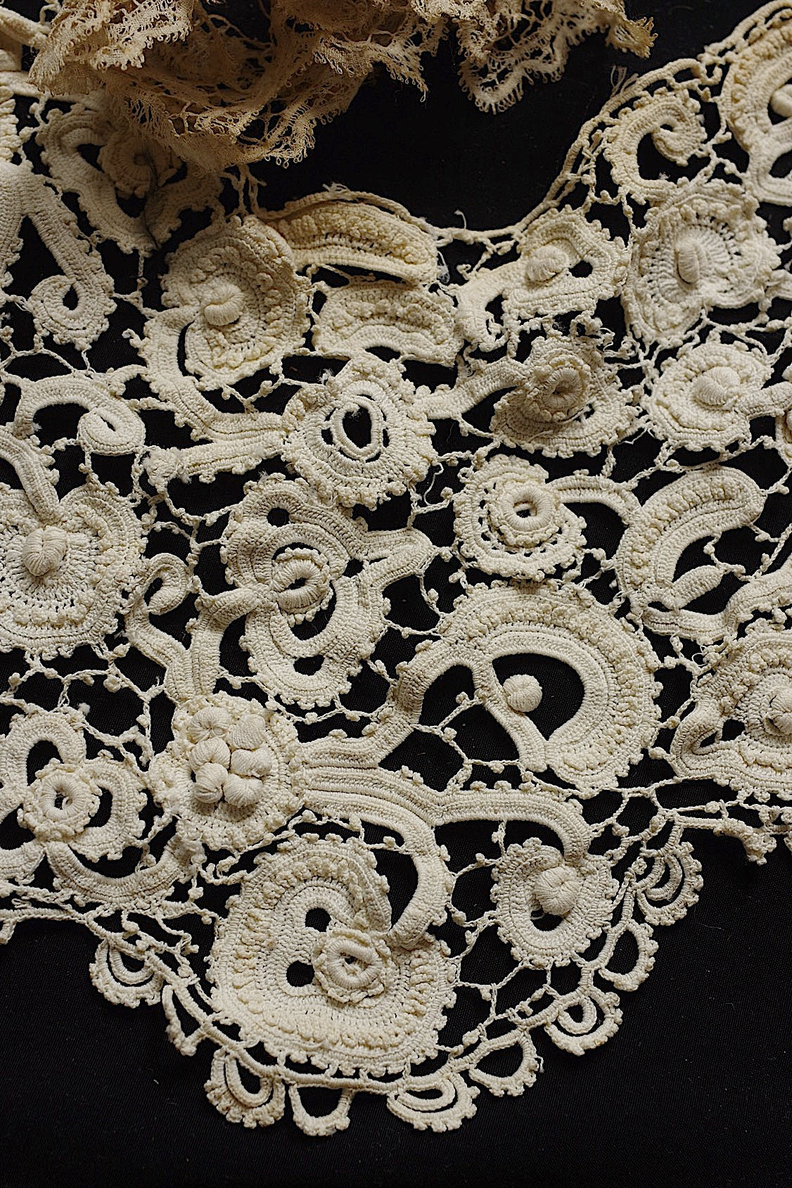 アンティークレース　dentelle ancienne 素材用　lots5 .FR a l'epoque