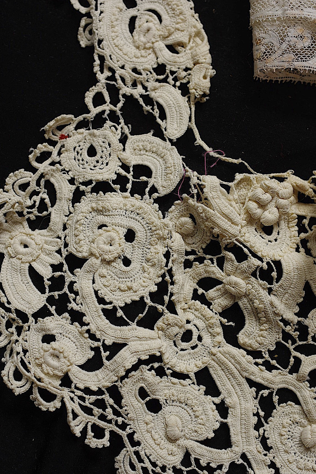 アンティークレース　dentelle ancienne 素材用　lots5 .FR a l'epoque