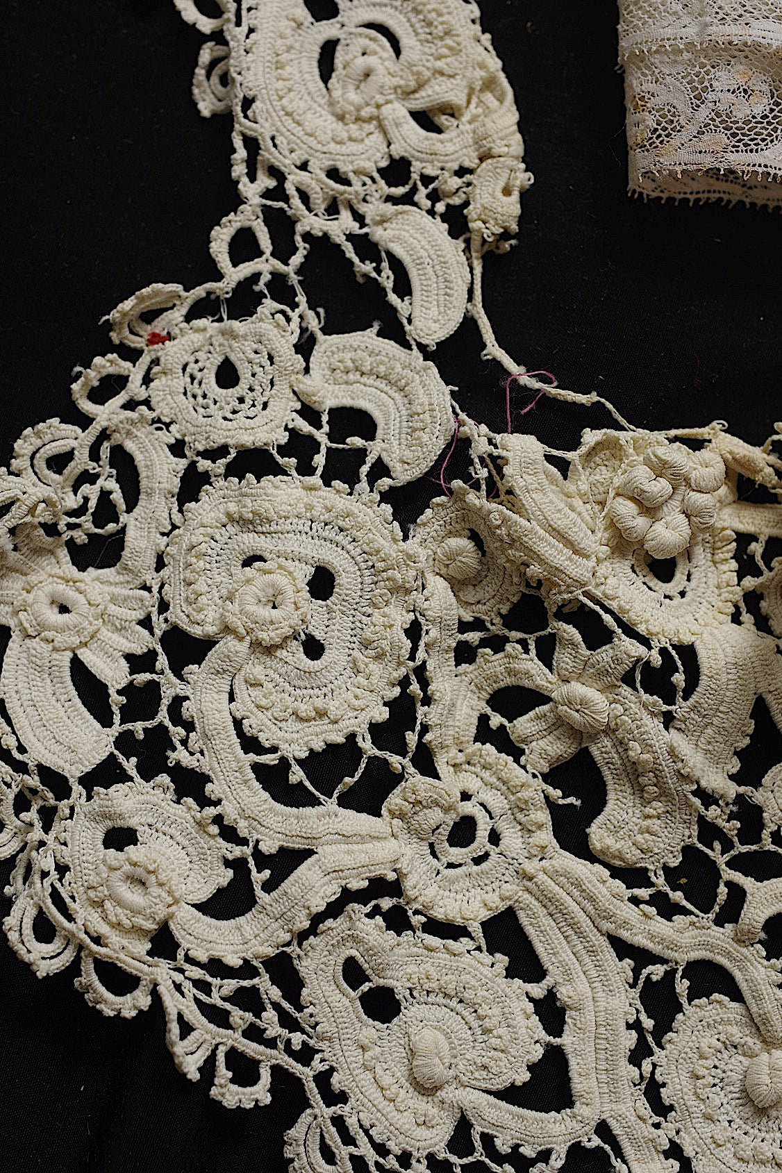 アンティークレース　dentelle ancienne 素材用　lots5 .FR a l'epoque