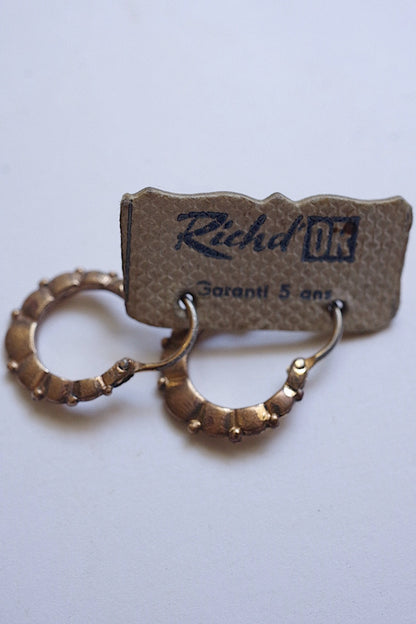 ヴィンテージピアス　boucles d'oreilles　vintage .FR a l'epoque