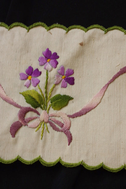 アンティーククロス　linge de maison 刺繍　インテリア生地 .FR a l'epoque