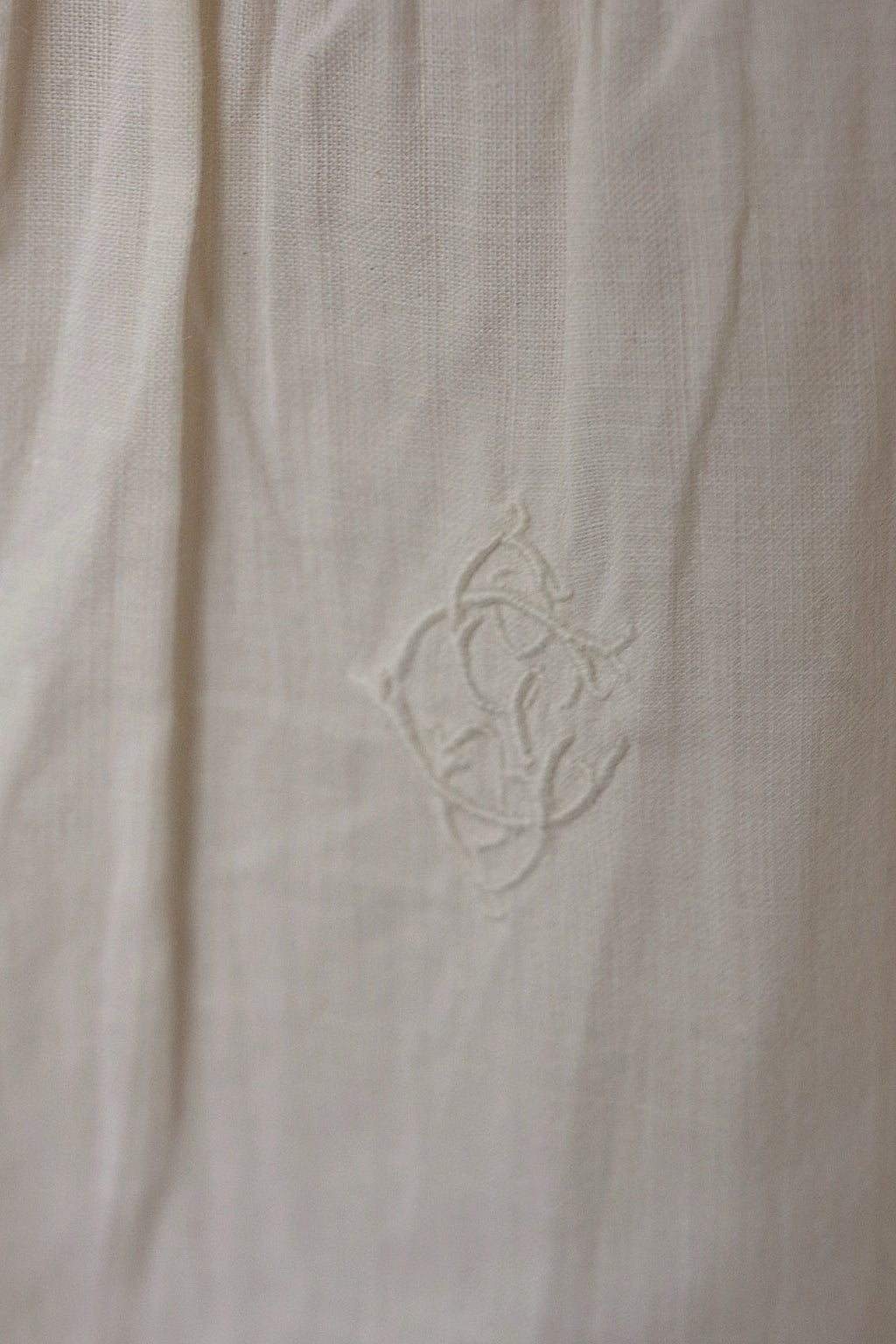 アンティークコットンワンピース vêtement antique robe de chambre 1 .FR a l'epoque