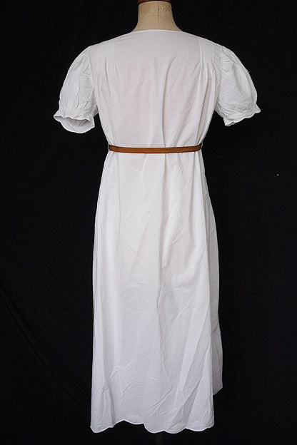 アンティークコットンワンピース vêtement antique robe de chambre 2 .FR a l'epoque