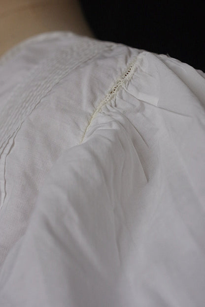 アンティークコットンワンピース vêtement antique robe de chambre 2 .FR a l'epoque
