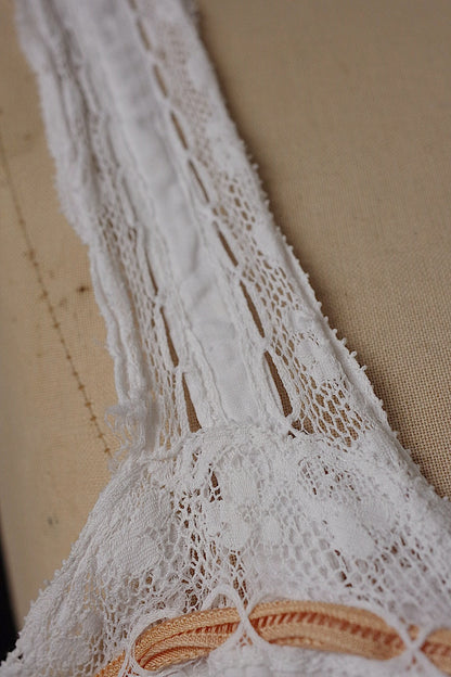 アンティークコットンワンピース vêtement antique robe de chambre 3 .FR a l'epoque