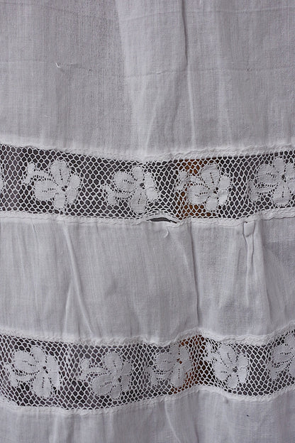 アンティークコットンワンピース vêtement antique robe de chambre 3 .FR a l'epoque