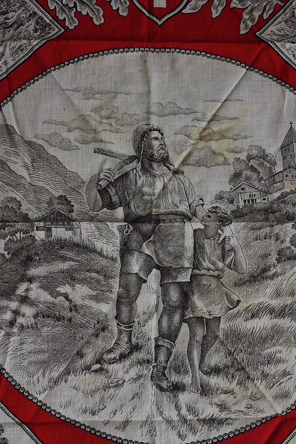 アンティークバンダナ　fichu antique スイス .FR a l'epoque