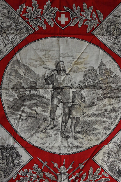 アンティークバンダナ　fichu antique スイス .FR a l'epoque