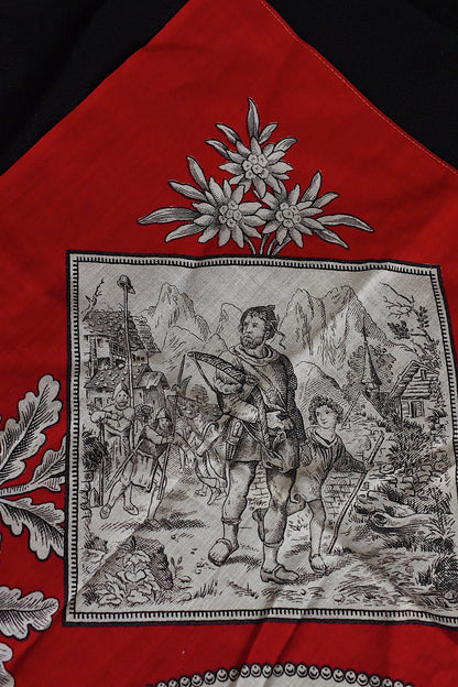 アンティークバンダナ　fichu antique スイス .FR a l'epoque