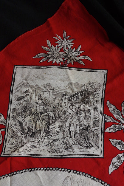 アンティークバンダナ　fichu antique スイス .FR a l'epoque