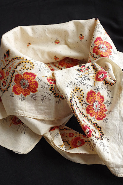 アンティークバンダナ　fichu antique .FR a l'epoque