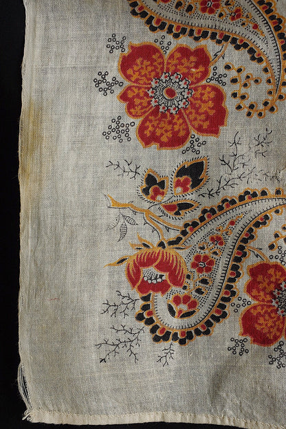 アンティークバンダナ　fichu antique .FR a l'epoque