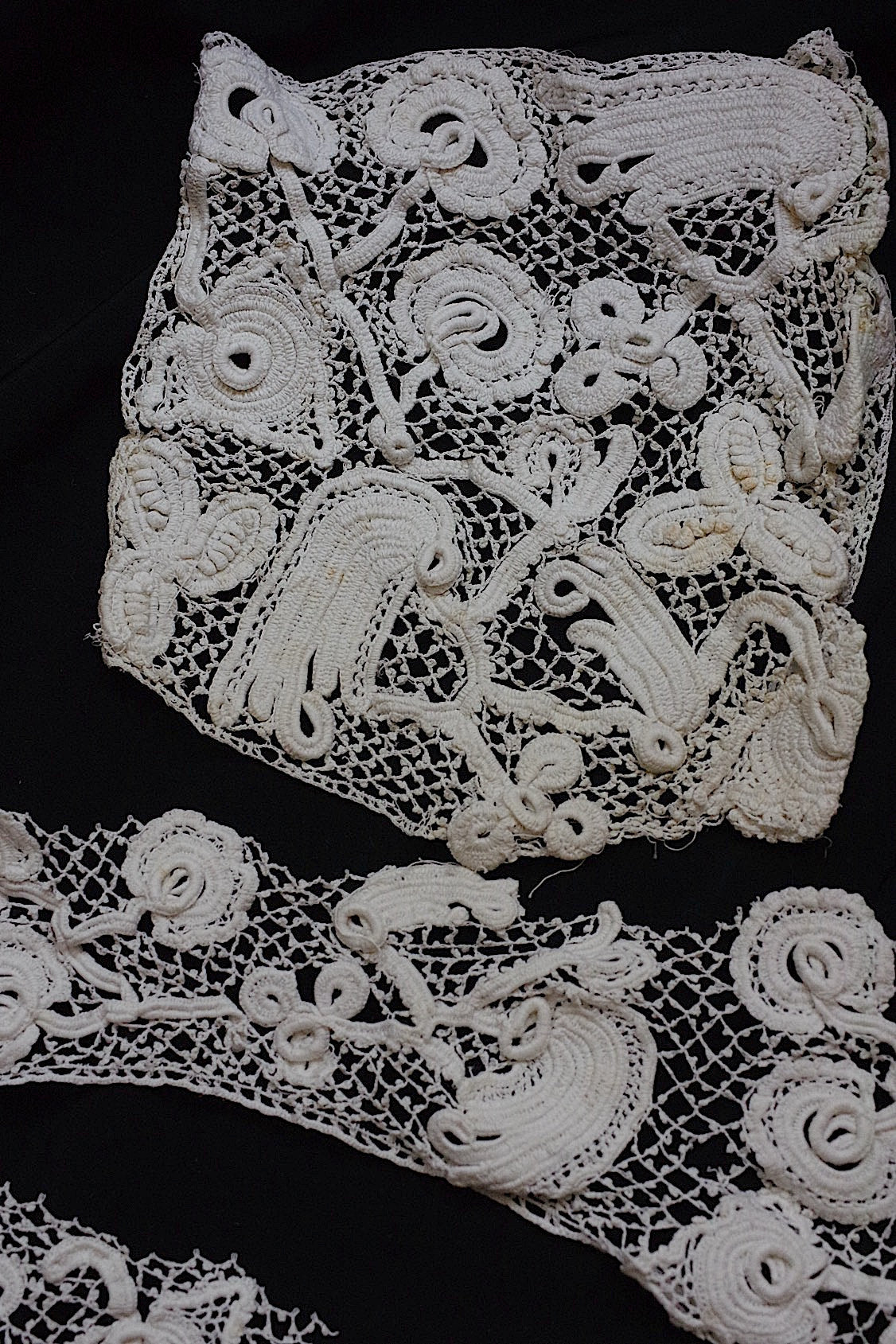 アンティークレース/dentelle ancien/antique lace/クロシェ .FR a l'epoque