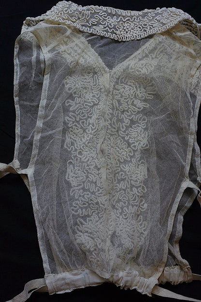 アンティークレース/dentelle ancien/antique lace/プラストロン＋襟型 .FR a l'epoque