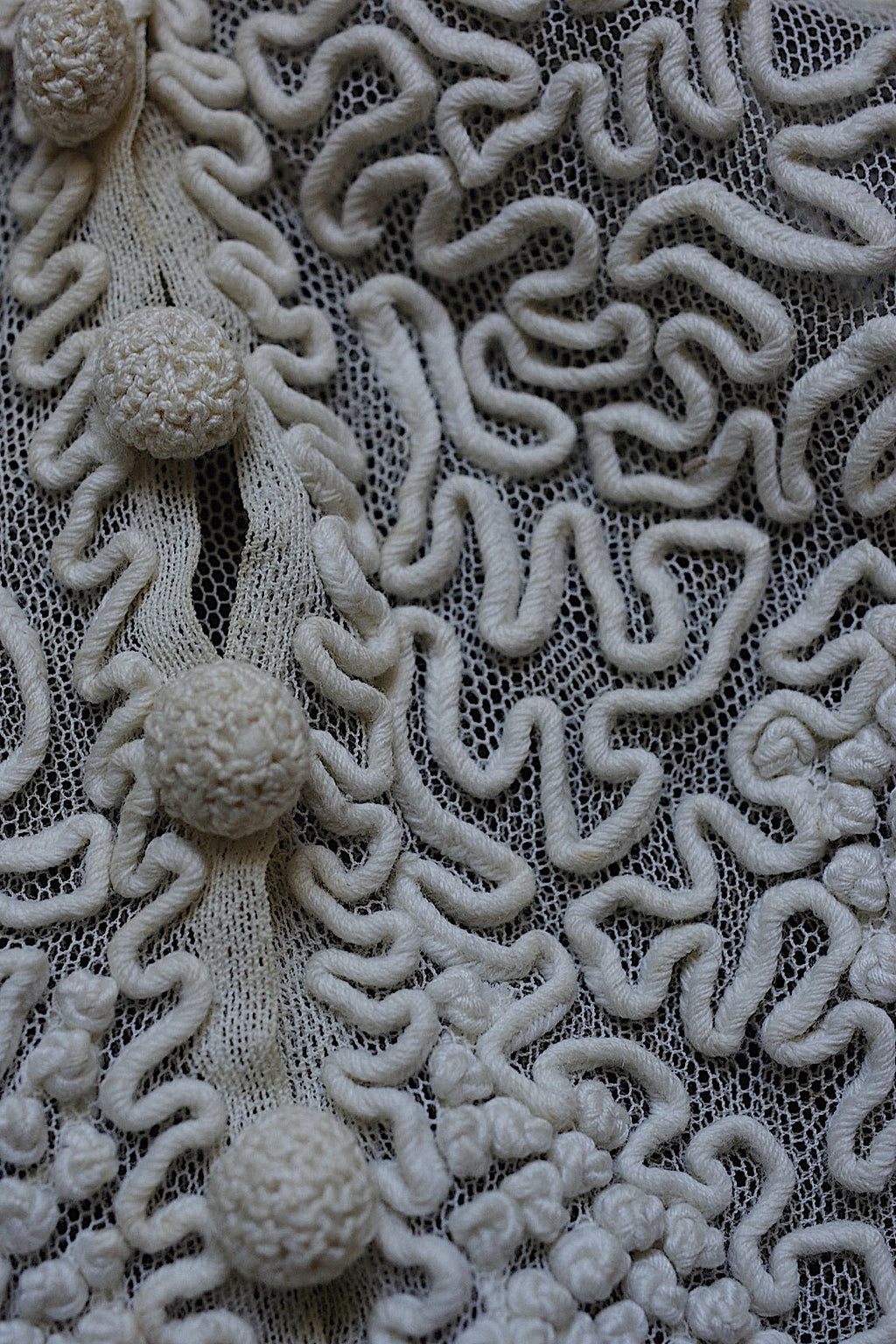 アンティークレース/dentelle ancien/antique lace/プラストロン＋襟型 .FR a l'epoque