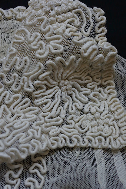 アンティークレース/dentelle ancien/antique lace/プラストロン＋襟型 .FR a l'epoque